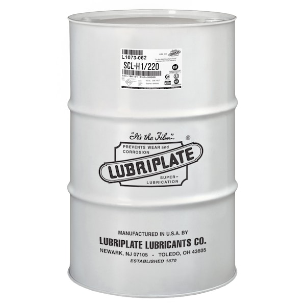 Lubriplate Scl-H1/220, Drum, H1/Food Grade Synthetic Fluid, Recommended For Oven Chains, High Temp Applications L1073-062 - main